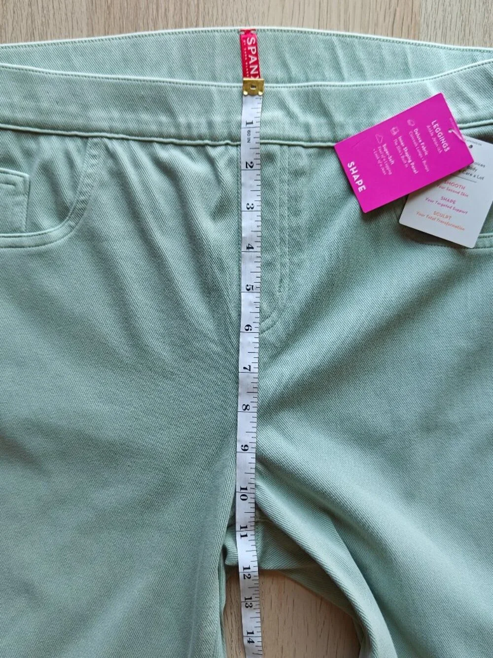 SPANX JEAN-ISH ANKLE LEGGINGS (SIZE XL)